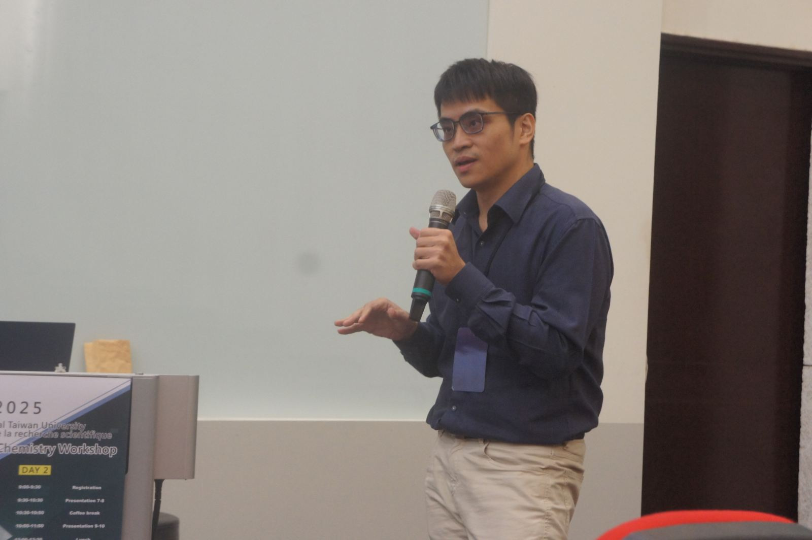 Dr Chien-Hsin Wu — photographed at National Taiwan University 2025 NTU-CNRS workshop